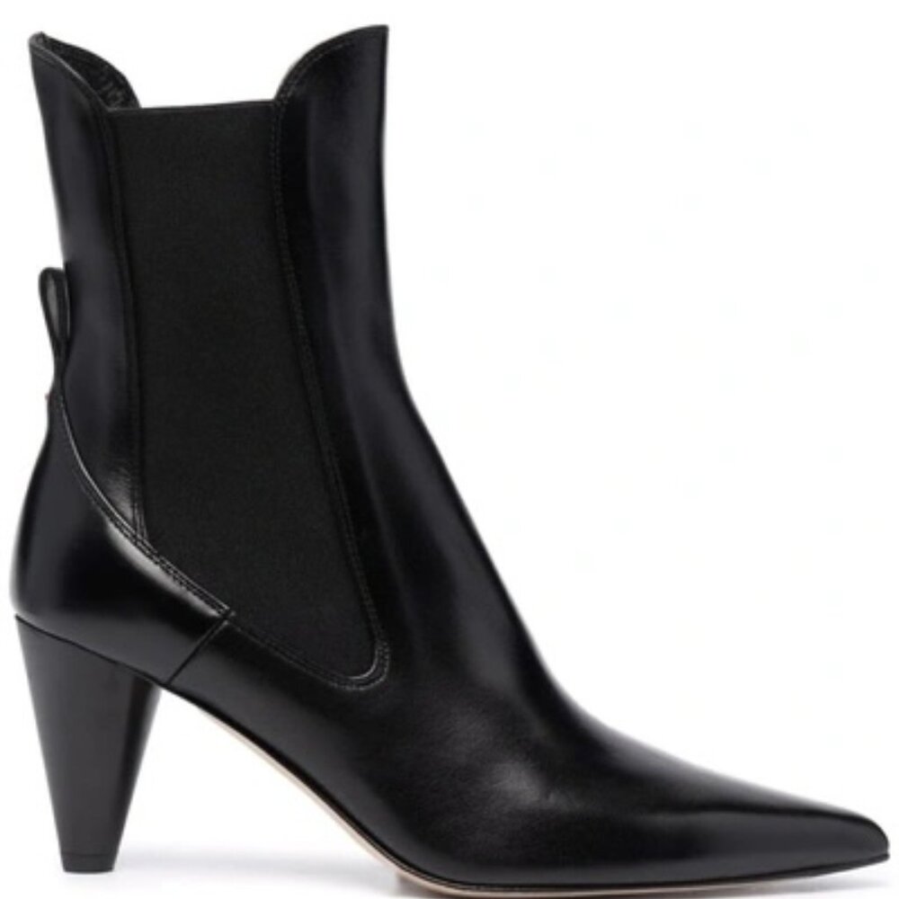 AEYDE Clementine black leather ankle boots